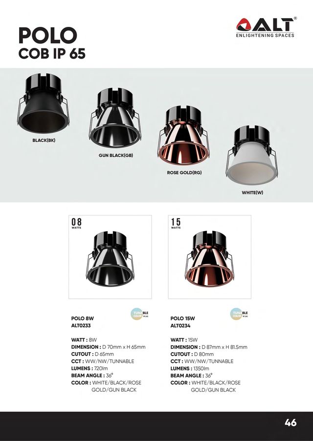 ALT Polo — COB IP65 - catalogue photo