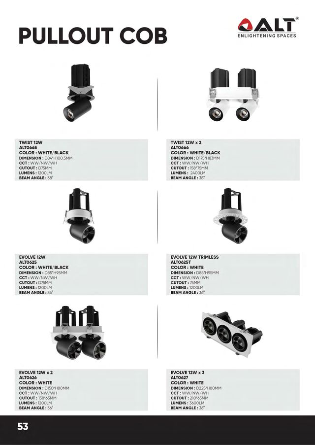 ALT Twist & Evolve — Pullout COB - catalogue photo