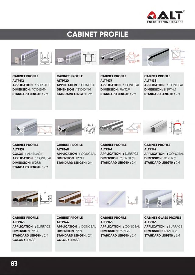 ALT Cabinet Profile - catalogue photo