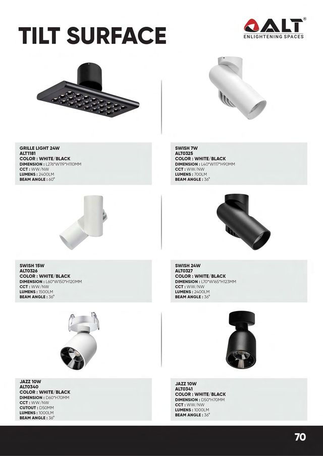 ALT Grille Light - catalogue photo